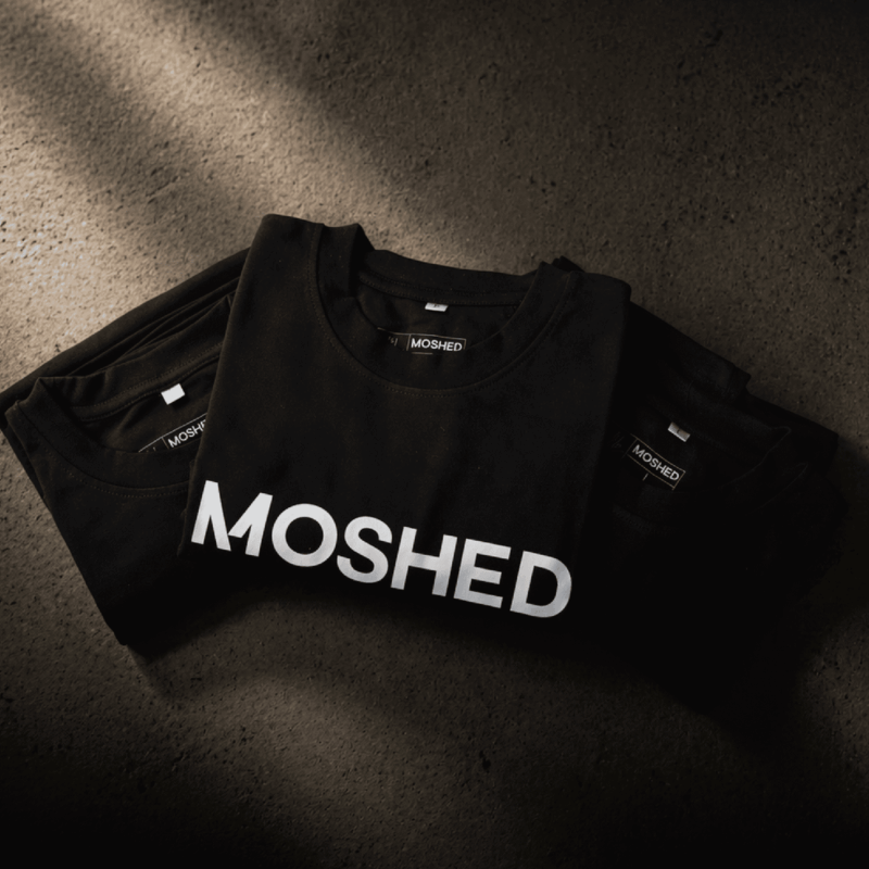 MOSHED Premium Black Tee - Image 2